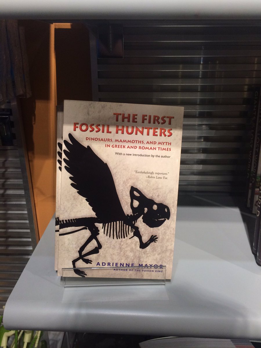 amayor's tweet photo. @AstrophysicalAC @ConalJarvis #FirstFossilHunters and #FossilLegends of the First Americans, discoveries and interpretations of large vertebrate fossils in pre-Darwinian cultures https://t.co/MKRSFRkgl6
