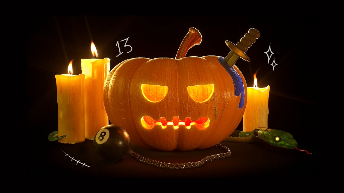 SPOOKY SEASON 🎱🎃🗡️
<a href="/Deadfellaz/">Deadfellaz</a> #fellaween #hordetober