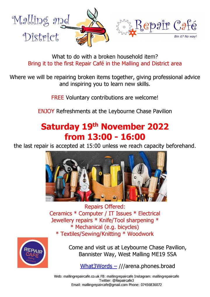 Malling and District Repair Cafe tweet media