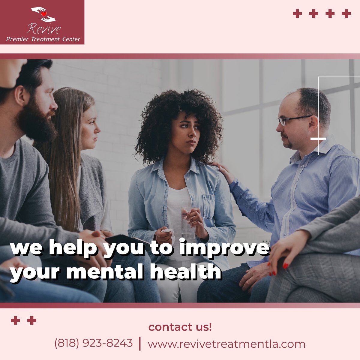 Revive_Premier's tweet photo. Mental health includes our emotional, psychological, and social well-being. It affects how we think, feel, and act.
📞818 923 8243
🌐https://t.co/9BeJzMFjuc https://t.co/iBpAgddQEj