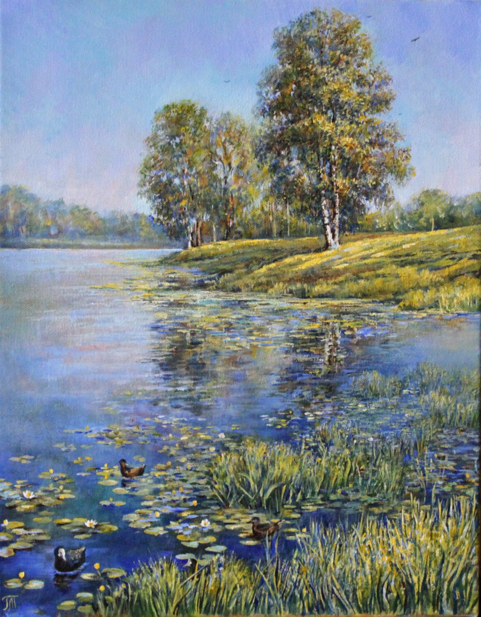 Leoneeds77P's tweet photo. GN, everyone! Here is my genesis on objkt
Quiet waters. Part 1
Oil on canvas, 45x35cm, 15 / 2xtz 
#NFTCommunity #artistontwitter #oilpainting #Genesis
https://t.co/hdlm7L7D4R https://t.co/fYDMSpyC59