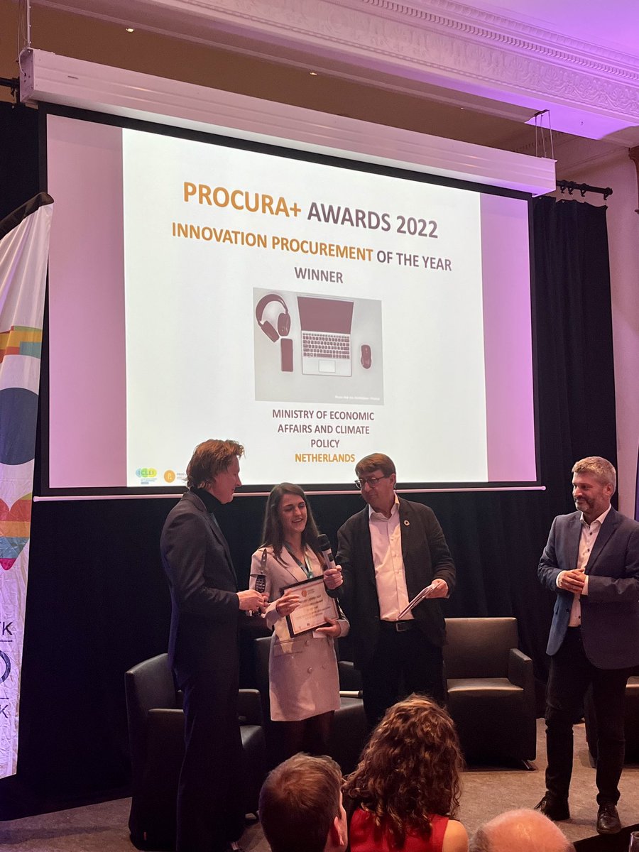 MCScherpenisse's tweet photo. Waardige opvolger van ⁦@provzeeland⁩ als winnaar van de procura+ award voor inkoopinnovatie ⁦@MinisterieEZK⁩ ⁦@ICLEI_procure⁩ Gefeliciteerd!! https://t.co/igxtnQgiS5