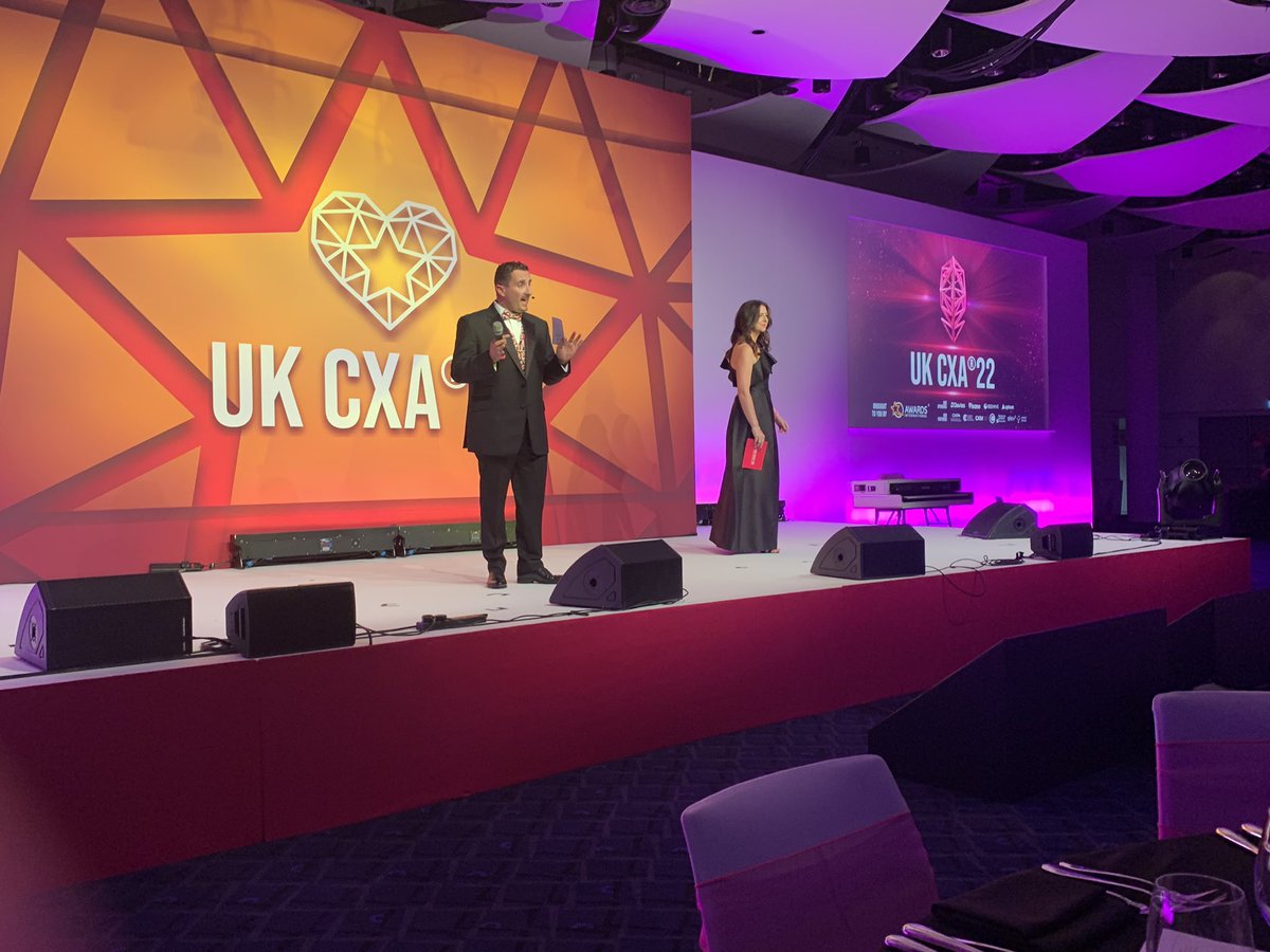 And onto the <a href="/awardsinter/">Awards International</a> #UK #CX Awards ceremony!!