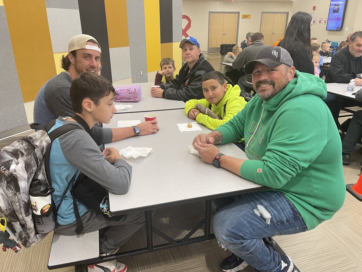 We are thankful for all of the adult role models who took the time to join us for doughnuts and social time this morning before school.  It was a packed house.  We promise that we will have more doughnuts next time! #bvbarons #bvproud <a href="/BV_Barons/">Buckeye Valley</a>