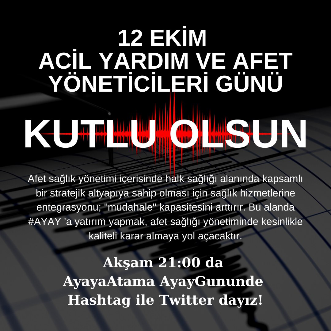 ayay_heryerde's tweet photo. AyayAtama AyayGununde 
@suleymansoylu 
@drfahrettinkoca 
@RTErdogan 
@AFADBaskanlik 
@AFAD_Ankara 
@drkerem 
@ismailcatakli https://t.co/TEgWww86bt