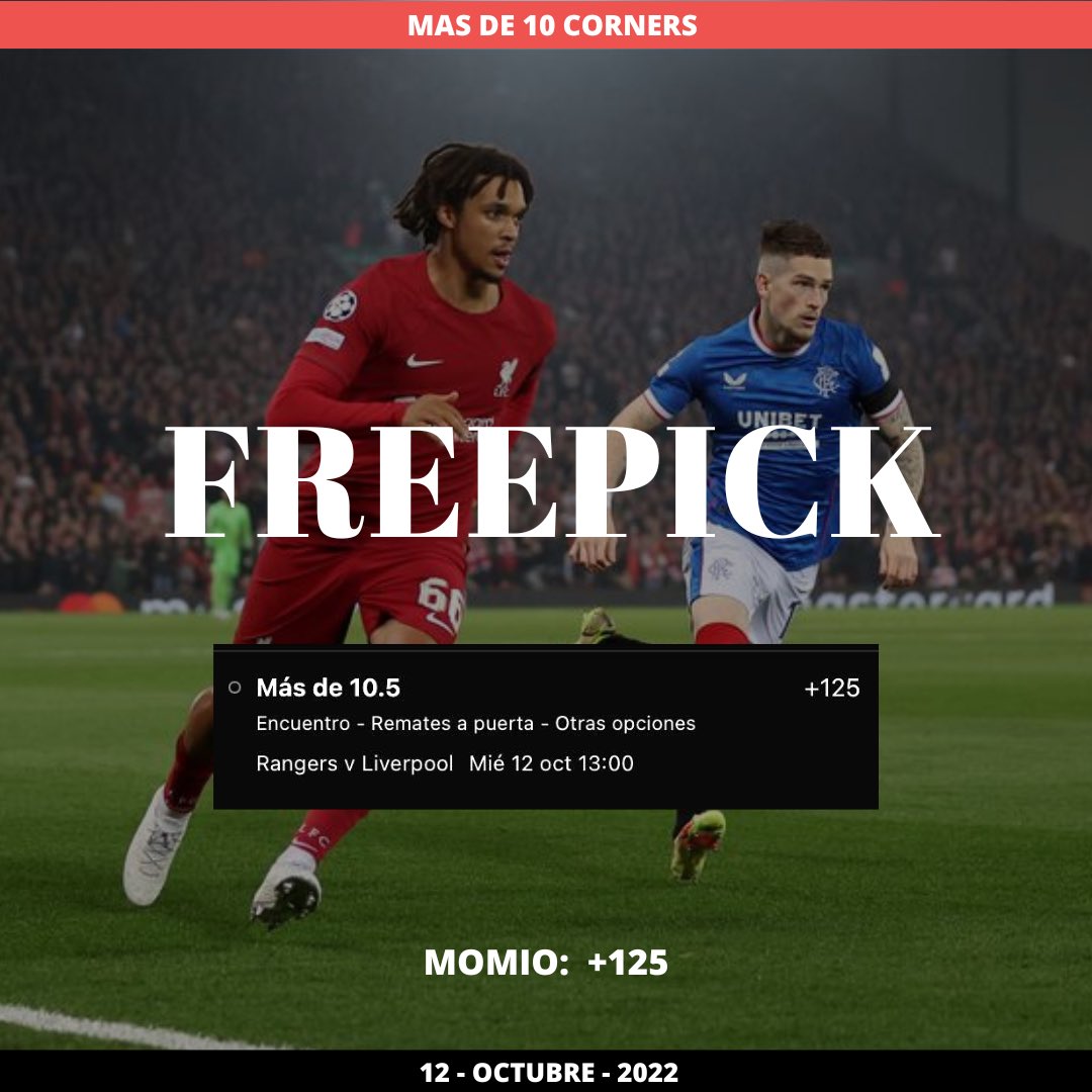 gamster_picks's tweet photo. Les dejamos 4 #freepicks positivos para hoy!! 🤩💸 #UCL #LigaMX 

#BarcelonaInter Ovr 10corners +137

Ran/liv Ovr 10.5 remates a puerta +125 💸

Pue/Ame Ambos anotan y Ovr 2.5 +125 💰💰

CA/Mty  Ovr 2.5 +125 🤑💸

RT y 💚 si nos sigues hoy! ✅💸
#ChampionsLeague #Liguilla https://t.co/9QuAPanHhn