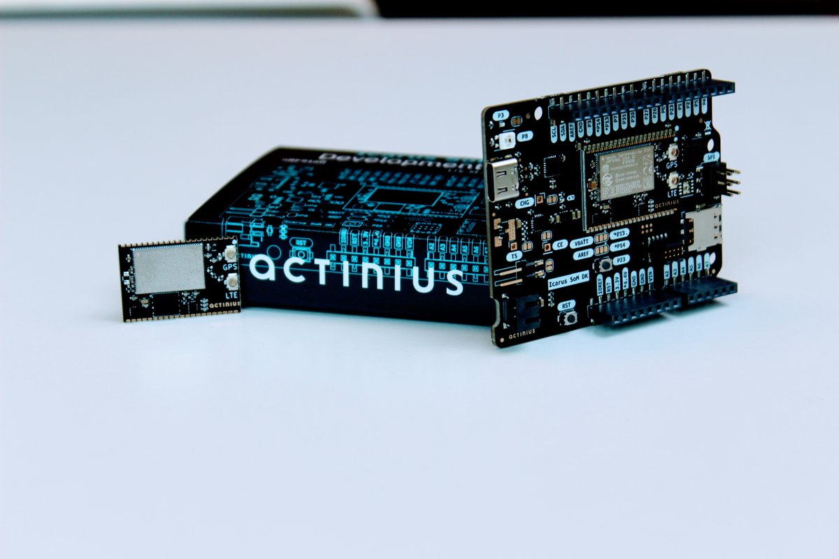 actinius_com's tweet photo. The Icarus SoM and the Icarus SoM DK are now available to order! It took us a while to arrange this due to the production prioritizations that the silicon shortage forced upon us, but finally, shipping in November 2022 🚀
https://t.co/cwNMefAkrK
@NordicTweets #LTEM https://t.co/EIpgFopBrh