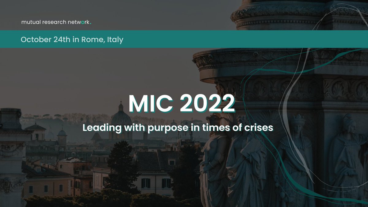 We thank our sponsors who truly support us in "leading with purpose in times of crises" .
<a href="/UniLUISS/">Luiss Guido Carli</a> <a href="/ICMIF_Web/">ICMIF</a> <a href="/efzgunizg/">EFZG</a> <a href="/BdVisite/">Banca delle Visite</a>  @ENBIC <a href="/Cisal_it/">Cisal</a> <a href="/helsinkiuni/">University of Helsinki</a> see you in Rome!

Applications for the conference: bit.ly/3T3qccA