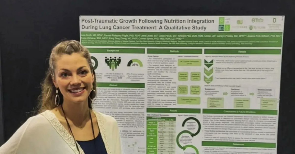 grows_hope's tweet photo. FNCE 2022 was a success! Our very own, @ColleenSpees had the honor of moderating for the 2022 @AmericanCancer Guideline Session with expert panelist, Elisa Bandera, MD, Cynthia Thomson, Ph.D., and Marji McCullough, ScD, MS, RD. Congrats to our poster presenters! #FNCE https://t.co/bV4sKzcvve