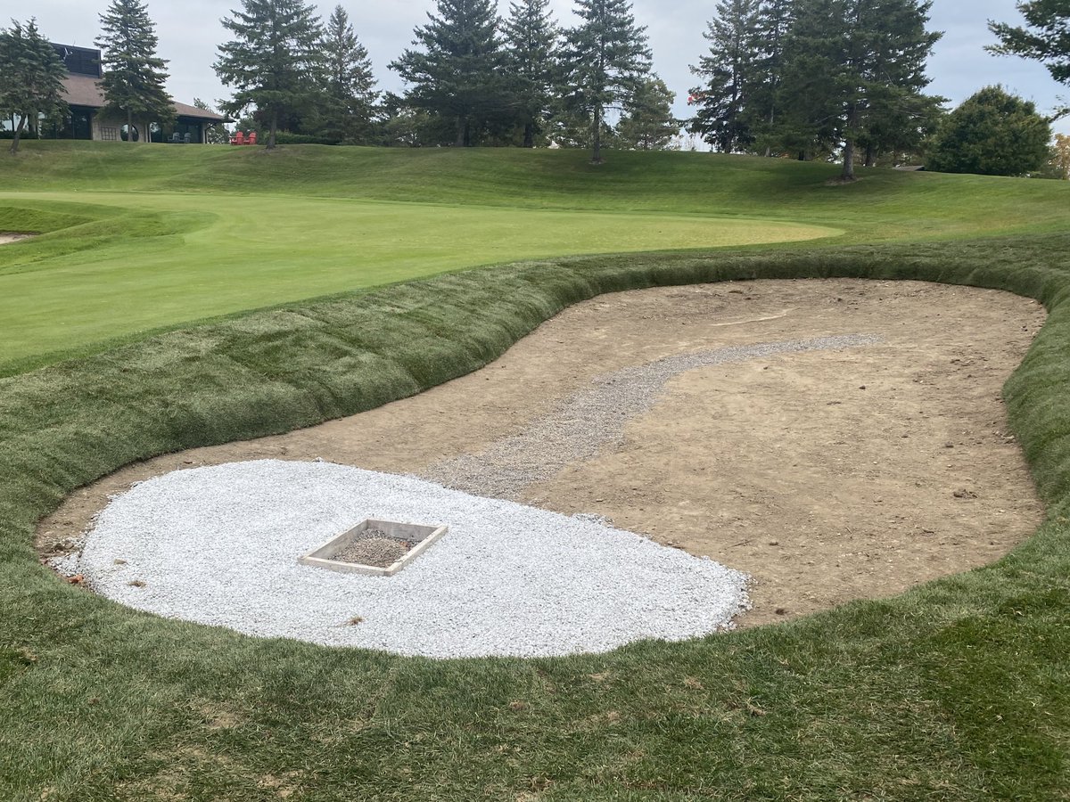 saeastgreens's tweet photo. It’s fescue mowing season, plus, renovations are ongoing and superb. #SAE2022 https://t.co/Wer7qHBZiA