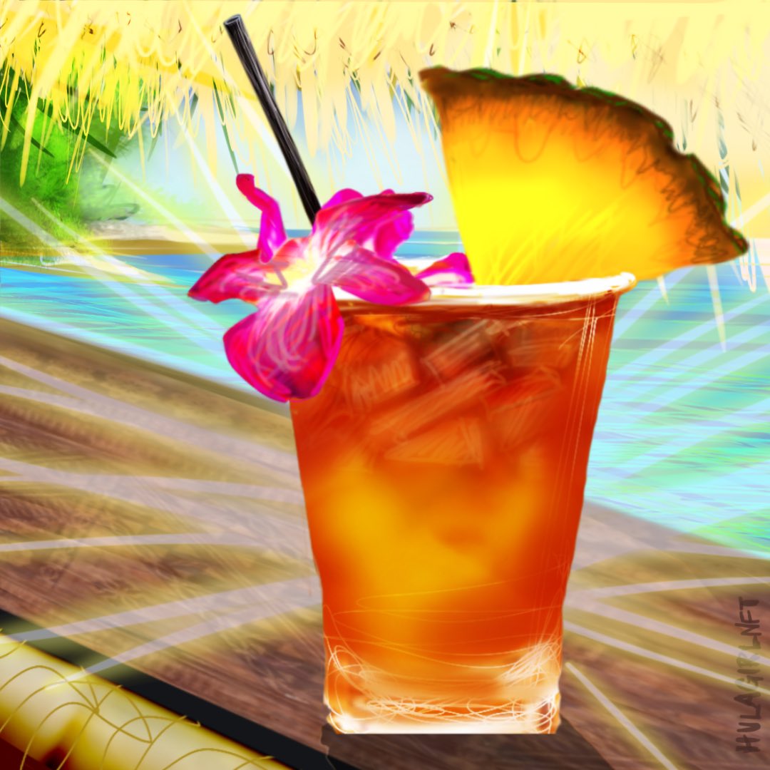 HulaGirlNFT's tweet photo. Shoutout to @RatedAXG for winning our surprise NFT Cocktail giveaway! 

(See yesterdays tweet) 🏅 

We have several cocktail variants! Future utility on cocktails incoming… 

Checkout our Discord for more info #nftgiveaway #nft #nftcocktail https://t.co/AagoYI2KRI