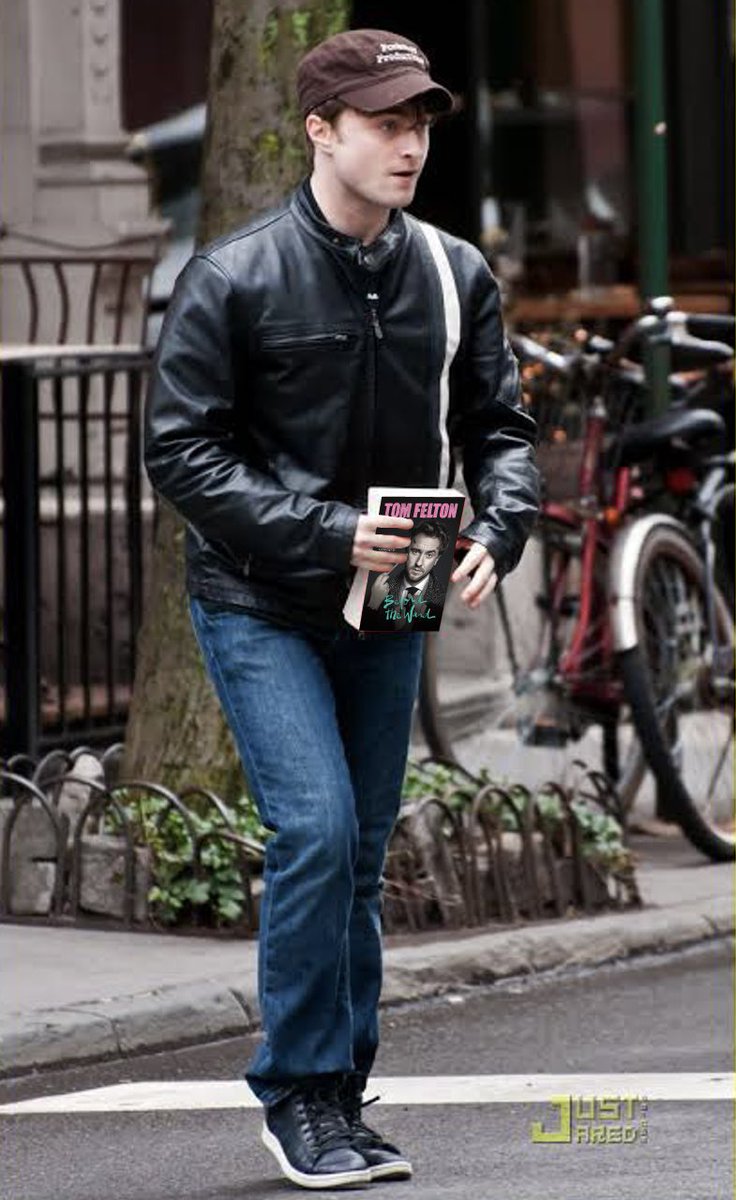 Daniel Radcliffe on the streets of London #BeyondTheWand @TomFelton