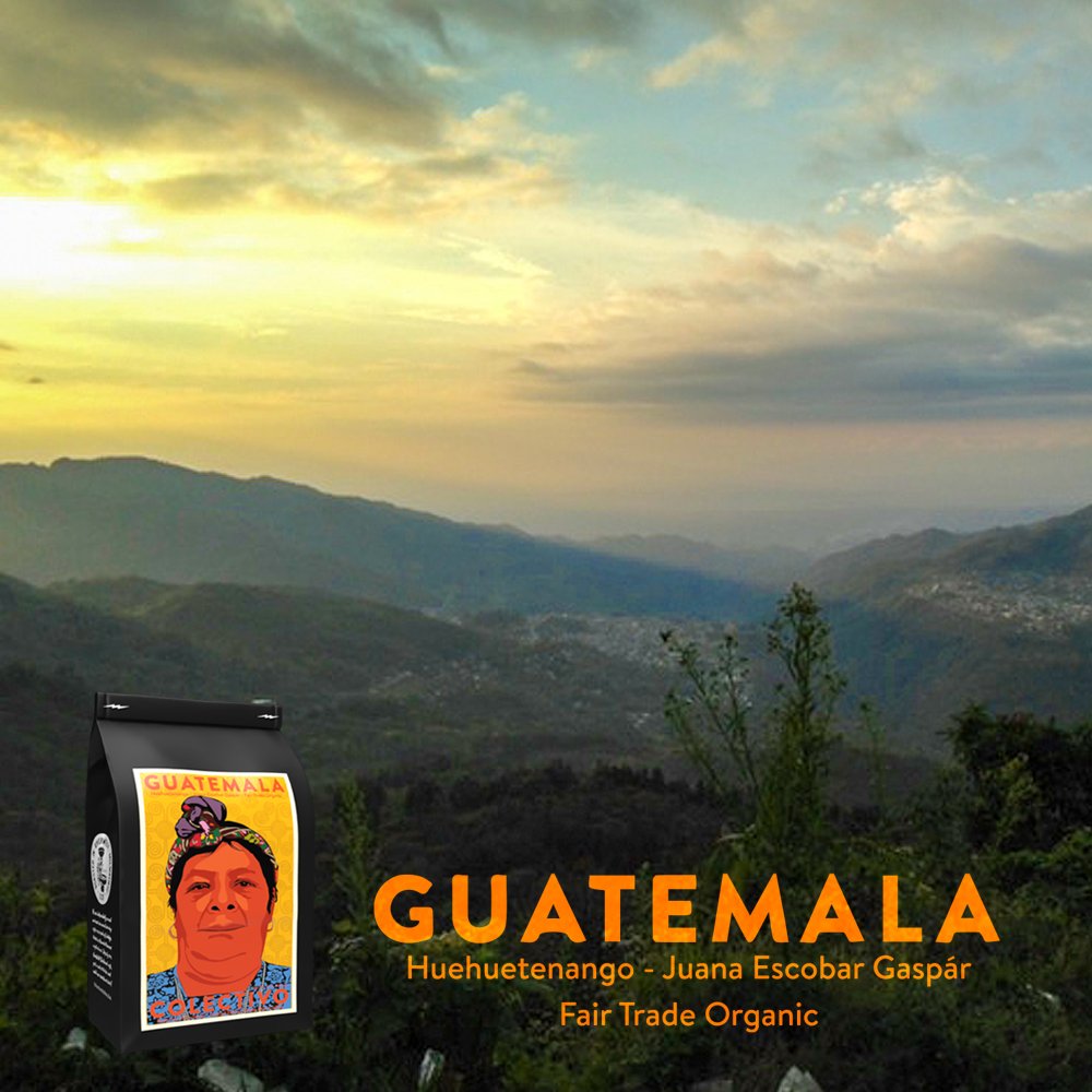 ColectivoCoffee's tweet photo. A mile up the highest mountain range in Central America, Juana Escobar Gaspár grows coffee on her small farm. The altitude allows for the slow development of intense, fruity flavors. This year's micro-lot has notes of blackberry jam, peach &amp; dark chocolate https://t.co/4wPrSW5luA https://t.co/mW61Wolmg2