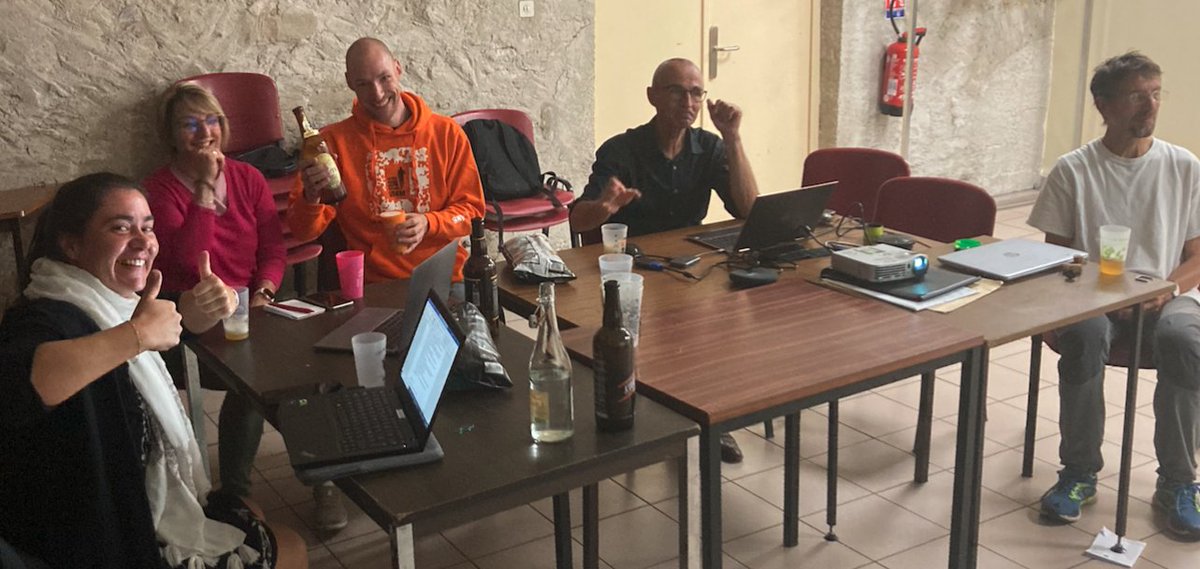 Ut4M - Préparation de l'édition 2023, c'est parti.
Le staff se réunit depuis début septembre pour préparer la prochaine édition, un peu en présentiel et un peu en distancié.
Si tu veux participer à l'organisation de l'événement, rejoins nous : info@ut4m.fr
#ut4m #trail #grenoble