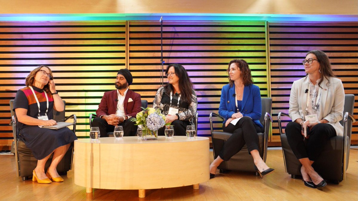 The Power of Indigenous Talent panel on now at Agents of Change expressing the importance of Indigenous representation and inclusion . #ThePowerOfChange