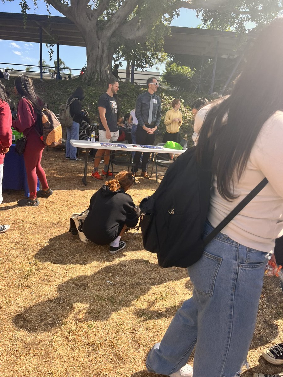 Freddy Puza actively campaigning on CCHS grounds during school hours. Call the superintendent and let them know what you think about this. 310-842-4205