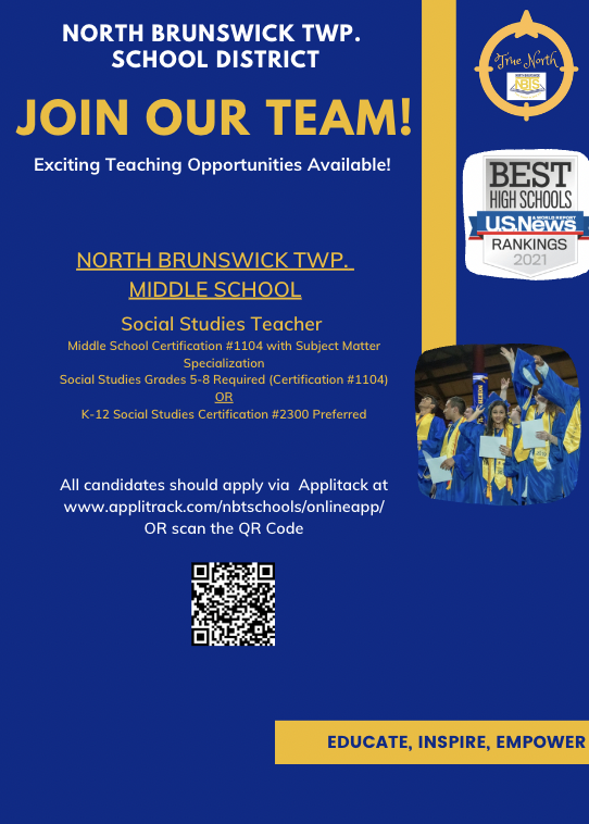 JAdamsSchool's tweet photo. EXCITING OPENINGS - JOIN OUR DYNAMIC TEAM! Apply now at https://t.co/Fe54uQQdTX https://t.co/9CKr1DJwZY