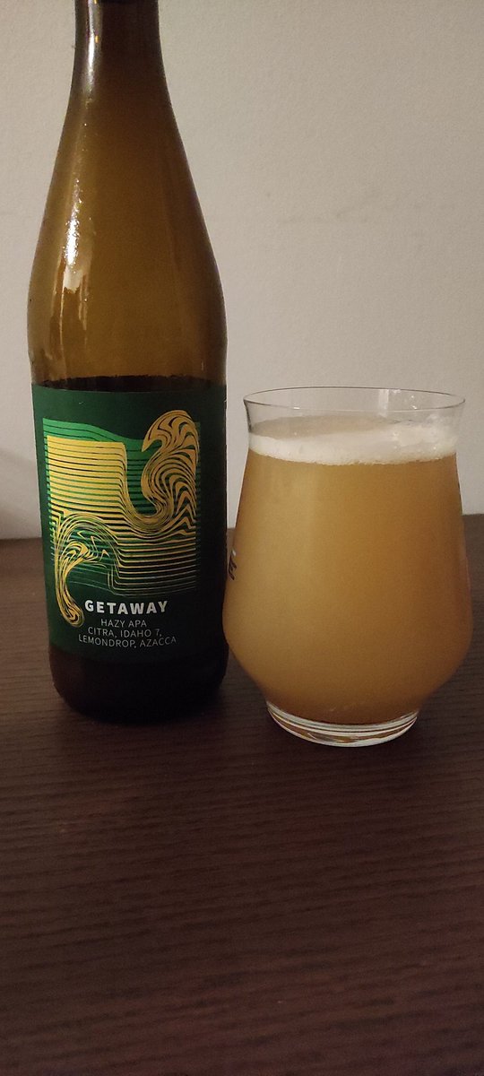 BojanowskiMarek's tweet photo. #158
🍺 Getaway
🇵🇱 Maryensztadt
Hazy APA
Alk. 4.9%
3/5
#craftbeer #polishbeer #hazy #APA #Citra #Idaho7 #Lemondrop #Azacca #piwokraftowe #browar #Maryensztadt #beerpics #wroclaw https://t.co/2NkJ1Fxwig