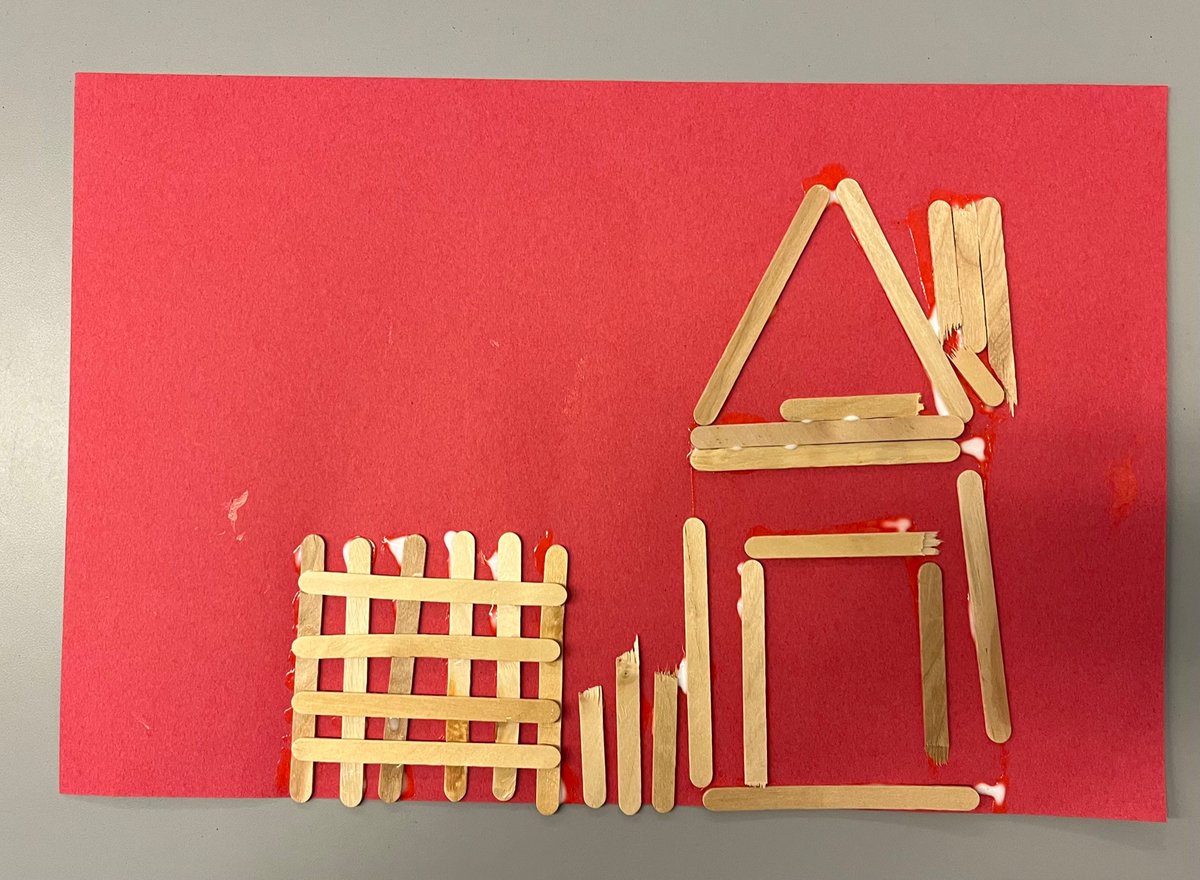 We are building BARNS with craft sticks this week at BBC! <a href="/kpoissonbbc/">Kristen Poisson</a> <a href="/HopedaleBBC/">Hopedale BBC</a>