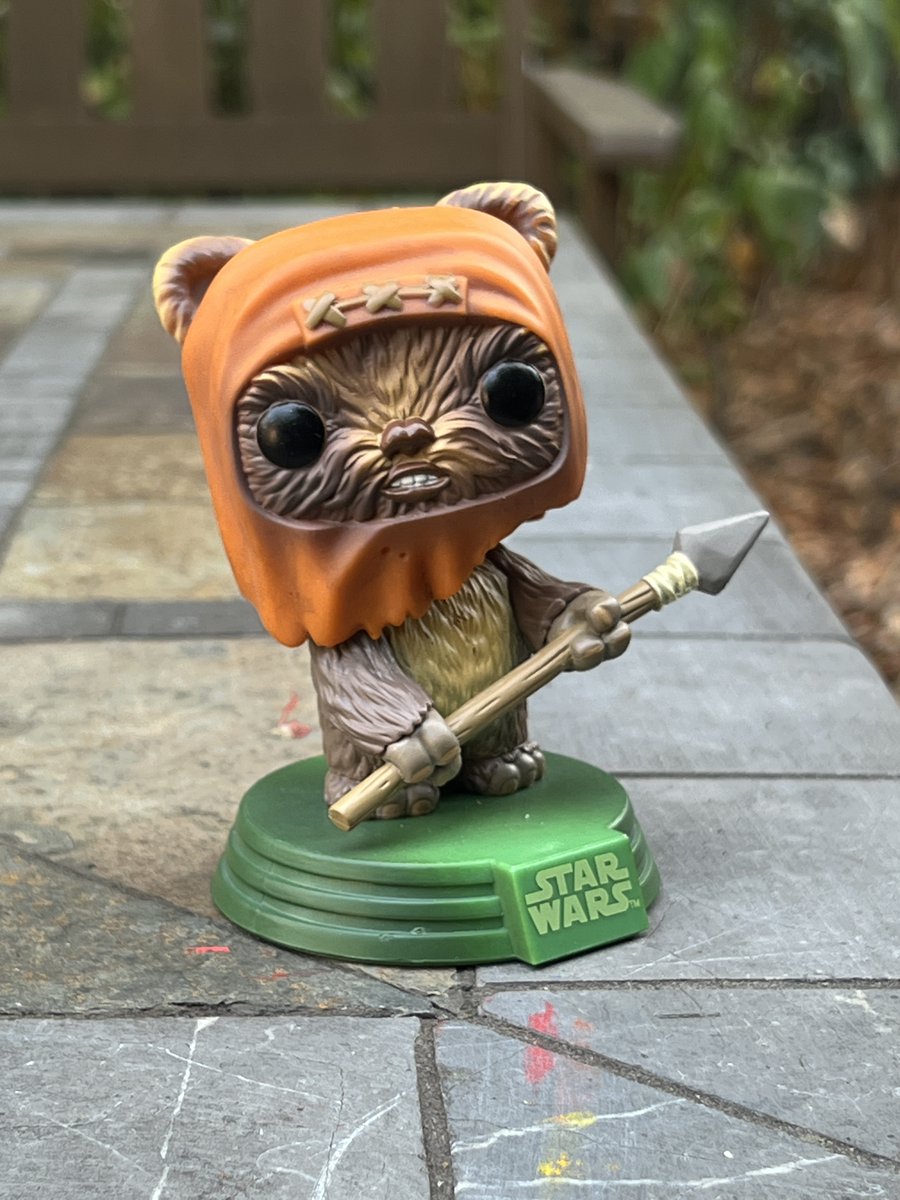 emmanuel_2m's tweet photo. This is absolutely nuts... I took a few pictures of my Ewok warrior Funko Pop and made him ride a bicycle, using #StableDiffusion / @StabilityAI. https://t.co/OPLL3ZrU12