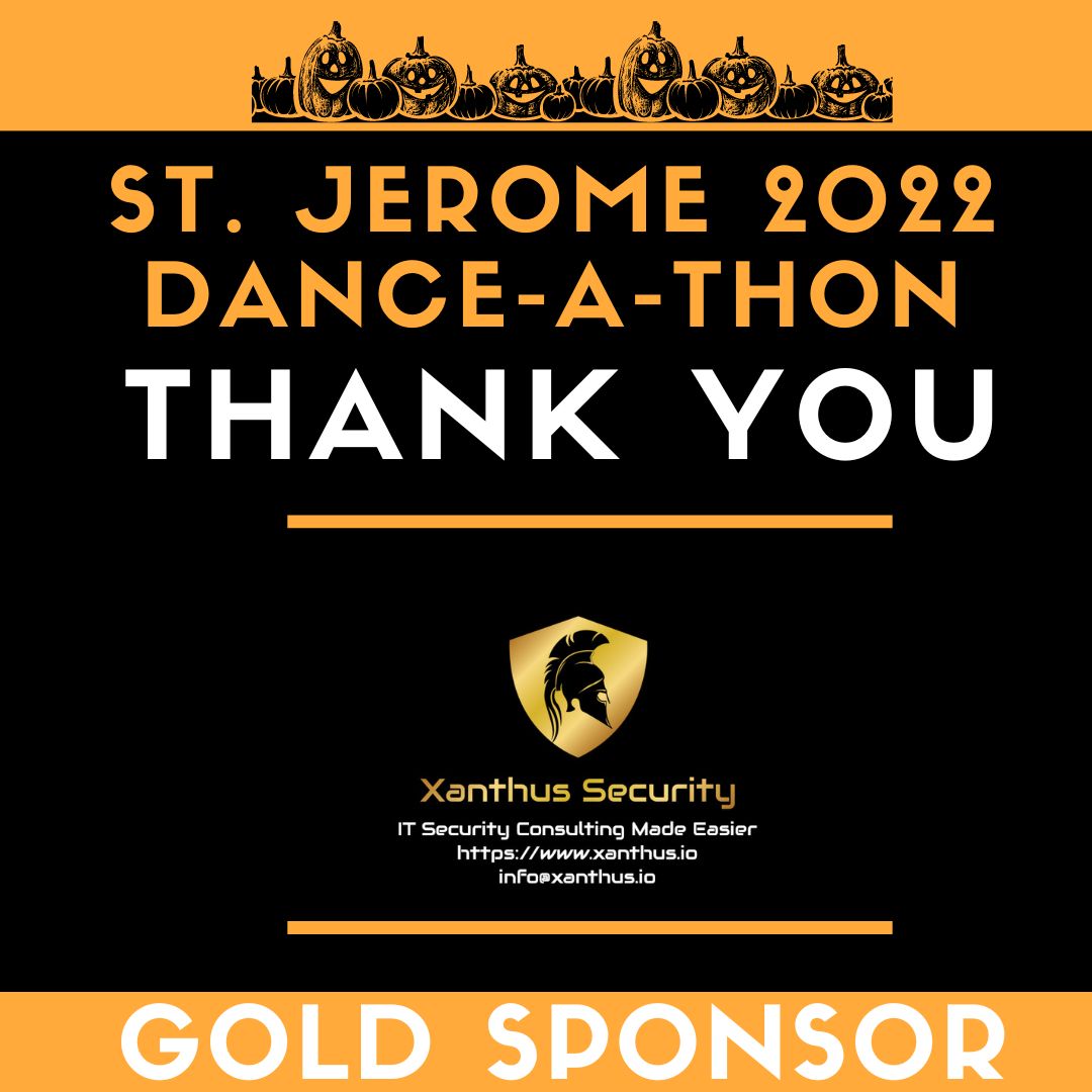 📣EXCITING NEWS! Our FIRST GOLD SPONSOR <a href="/XanthusSecurity/">Xanthus Security</a>➡️$250 + Prize Donation: 2 Tickets Sens Hockey Game🤩Thank you to the Schertzing Family of St. Jerome for your generosity! 
🌟Each Sponsor receives a free ad in the yearbook stjdanceathon@gmail.com <a href="/StJeromeOCSB/">St. Jerome School</a>