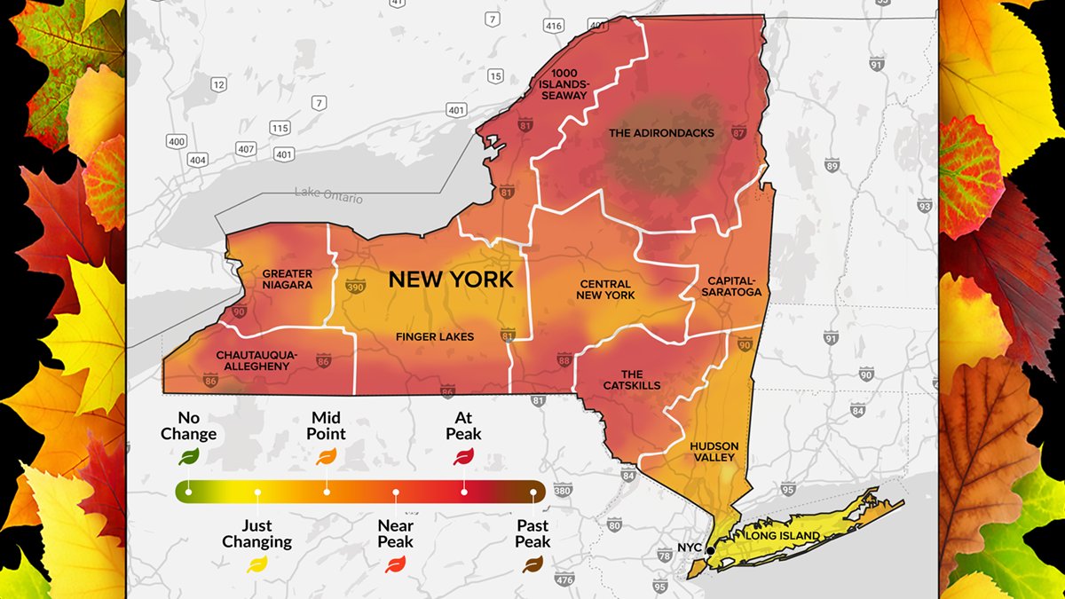 Fall foliage reaching peak in Finger Lakes