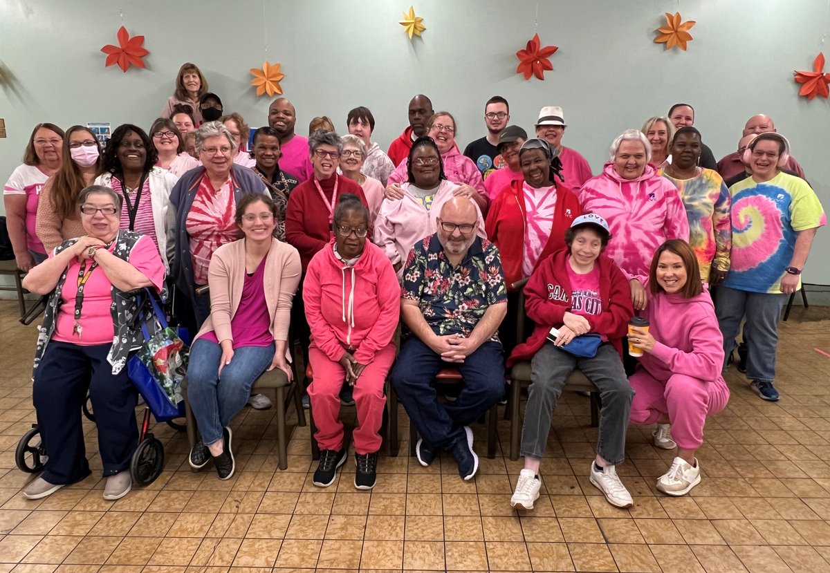 cwtcinc's tweet photo. CWTC consumers and staff supporting breast cancer awareness month. Sending positive thoughts to all those that have had breast cancer impact their lives.
#adultswithdisabilities #inclusion #communitysupport #grateful #susangkomenraceforthecure #breastcancermonth https://t.co/GzGFIaZSiD