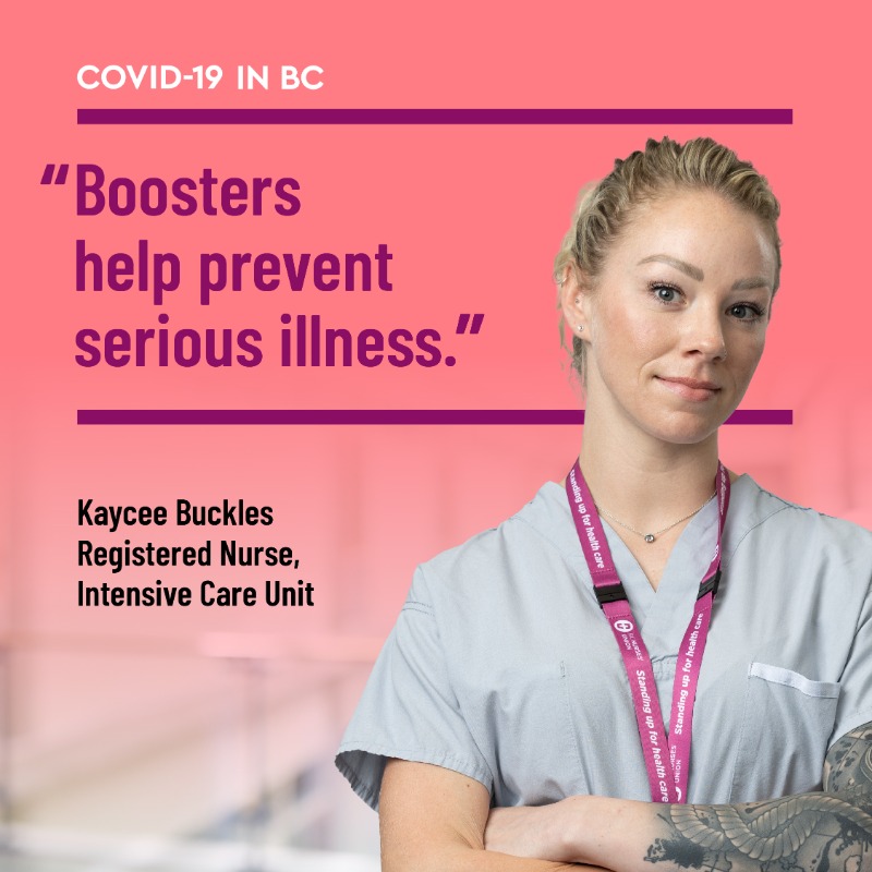 BCGovNews's tweet photo. Boosters are the most effective way to restore your immunity and help prevent serious illness. Keep your vaccinations up-to-date.