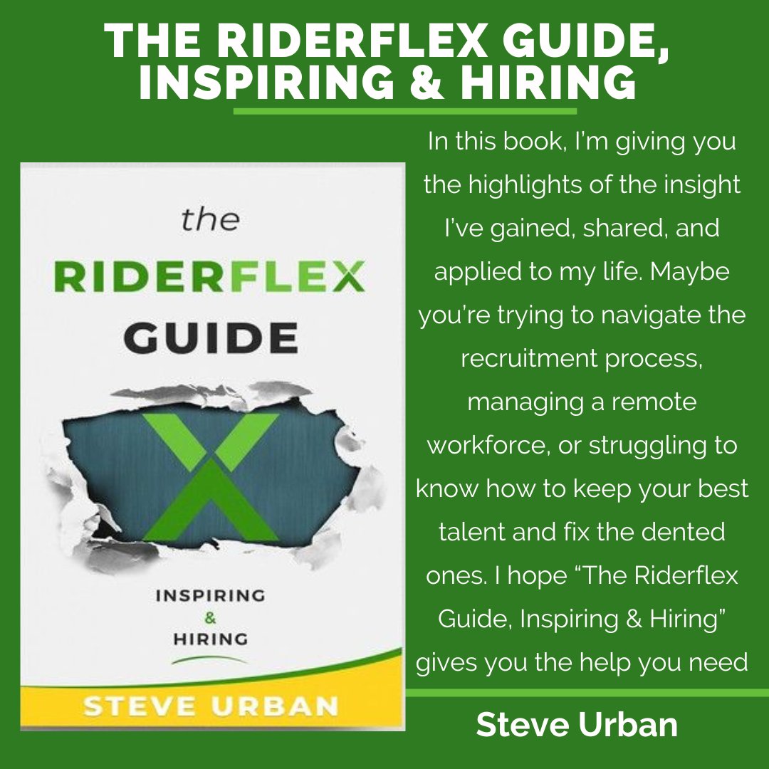 riderflex's tweet photo. "The Riderflex Guide, Inspiring & Hiring"
Available THIS MONTH!! Sign up on this page to be on the list as first to receive updates and notifications when it is available for purchase.
#riderflexguide #hiringandinspiring #bookrelease #coloradorecruitig #hiringbooks https://t.co/gD3A4g35ya