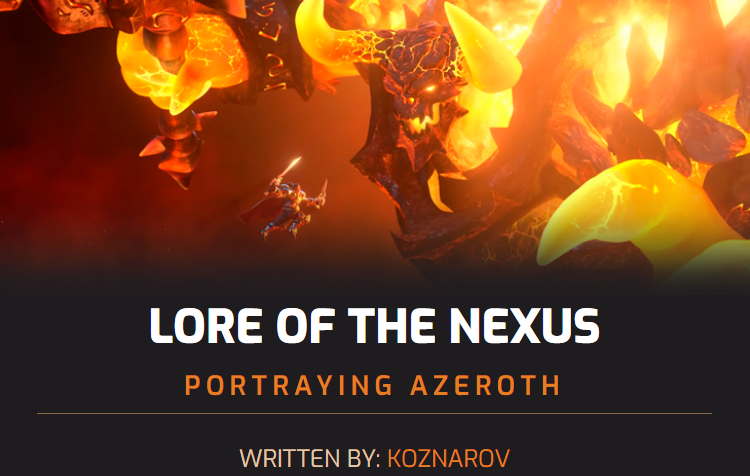 Heroes of the Storm expert <a href="/koznarov/">Koznarov</a> has delved deep into the Lore of the Nexus in his latest article, discussing just how much Warcraft lore there is.  

tl.net/forum/heroes/6…