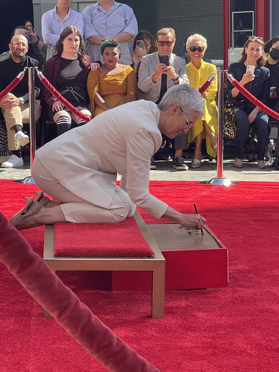 My amazing partner <a href="/jamieleecurtis/">Jamie Lee Curtis</a>