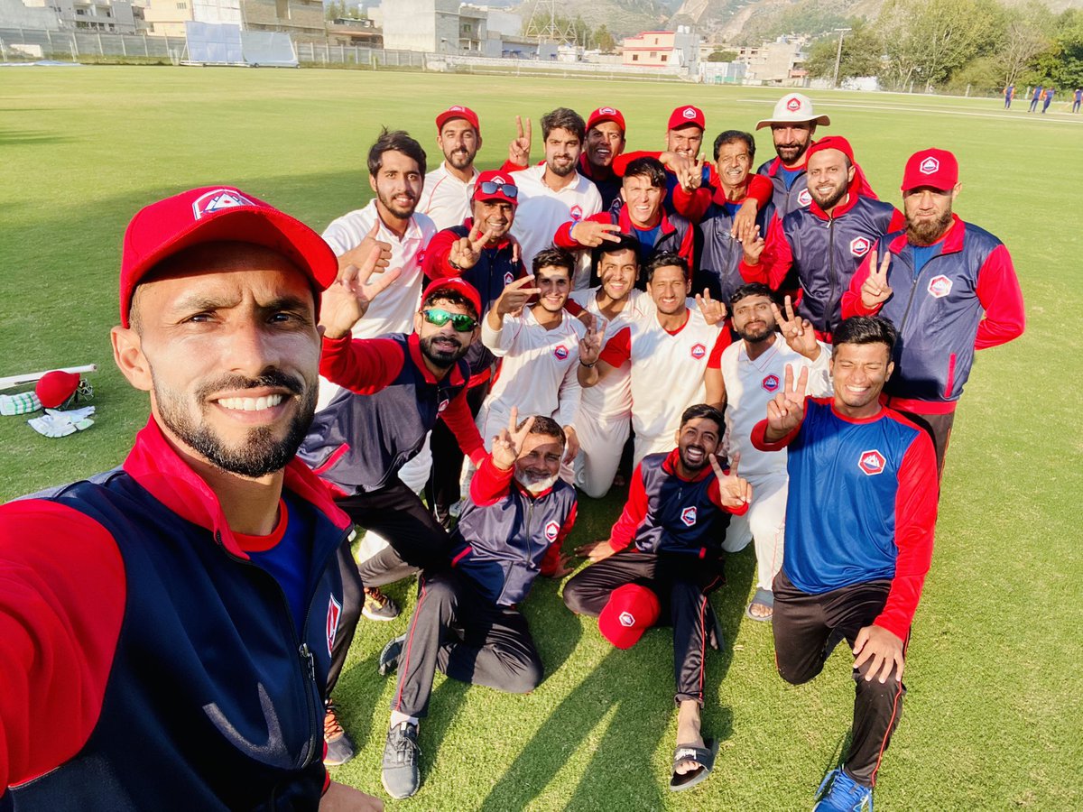 Northerncricke4's tweet photo. Northern beat Balochistan by 10 wickets!
Faizan Riaz hit a double ton while Mohammad Huraira and Hussain Talat hit hundreds.
Taj Wali took a five-wicket haul while Mubasir Khan took a match-haul of 6 wickets.
#NORvBAL | #QeAT https://t.co/N6I0NDGEmF