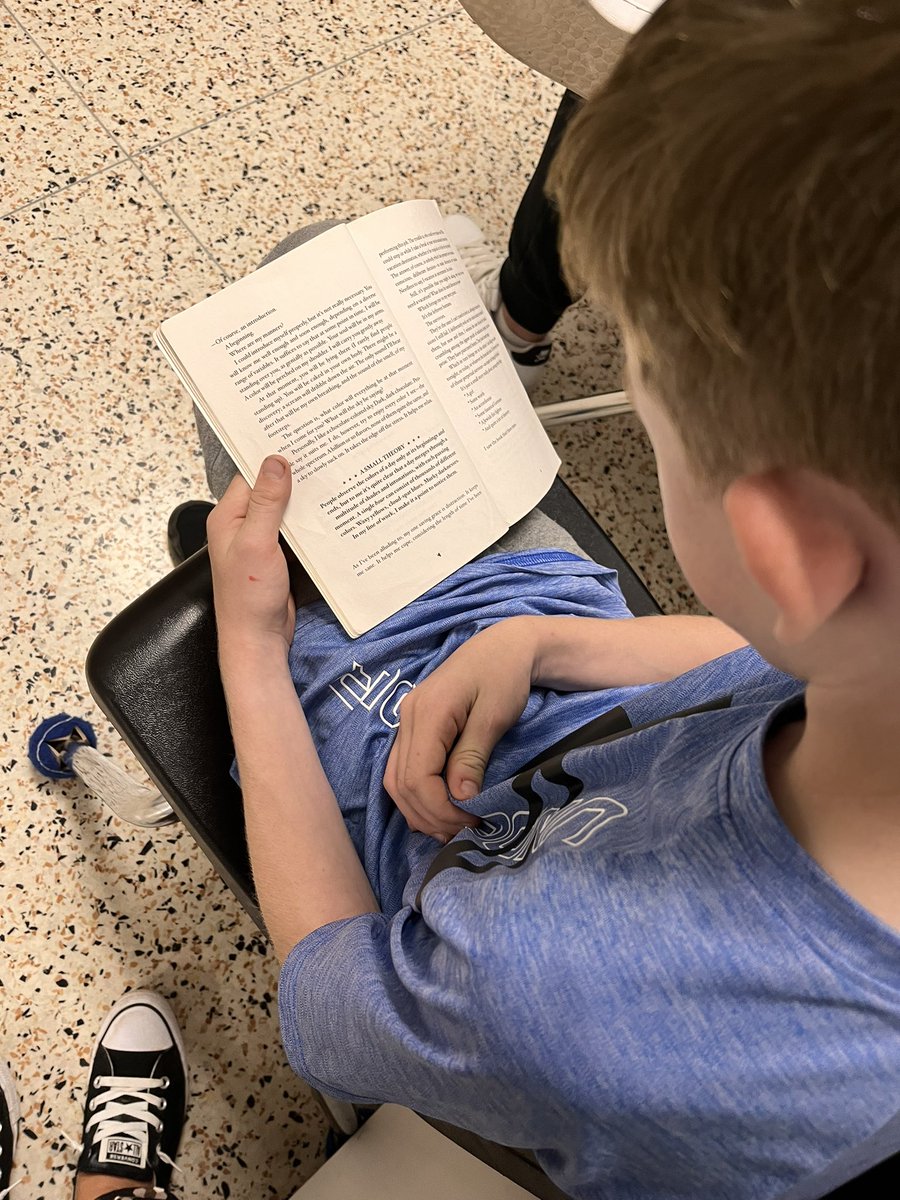 Novel study is in full swing in grade 7/8! <a href="/ugdsb/">Upper Grand DSB</a>