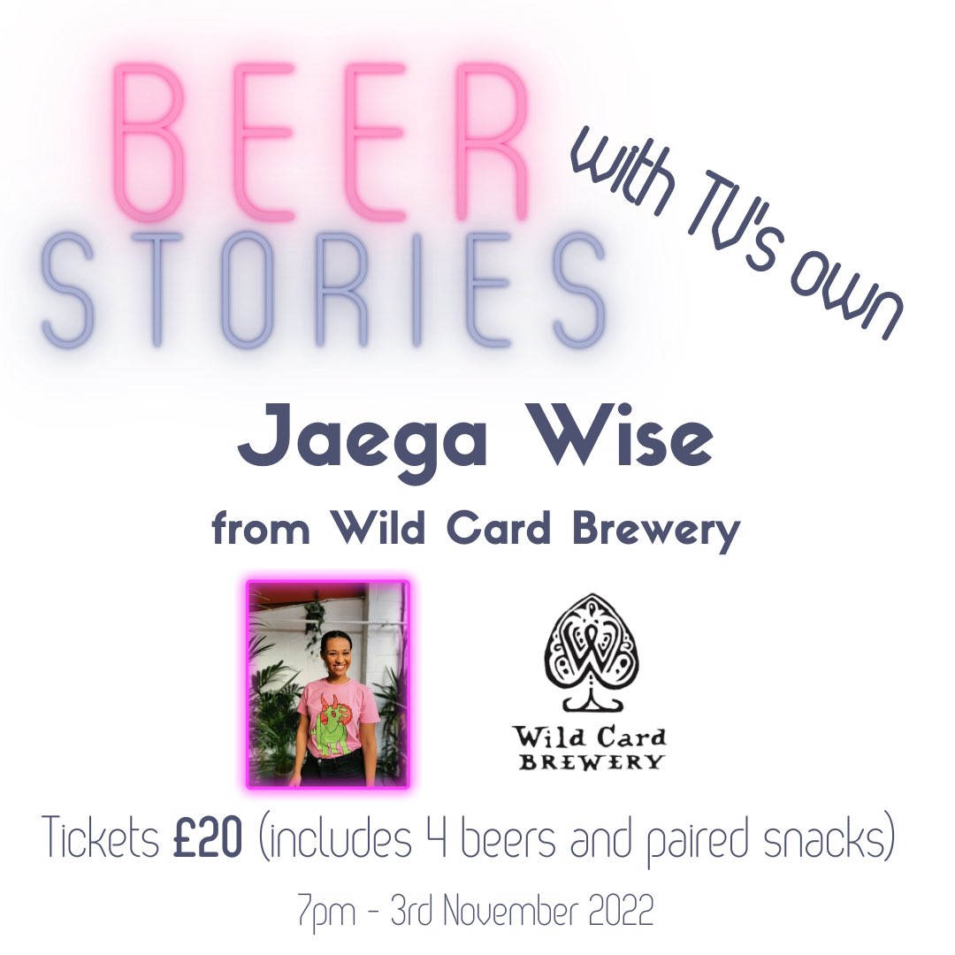 GreenGoddessPub's tweet photo. Speaking of fun events: we have beer, tv and radio superstar @jaegawise coming to see us on 3rd November! Beer tasting and book signing excite! Link for tickets is in the next tweet 💃 https://t.co/zIOCvWZELQ