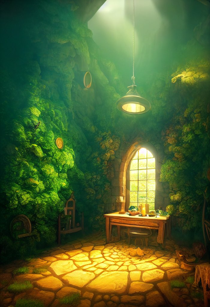 therealloserz's tweet photo. Moss home 
.
.
.
#midjourney #ai #midjourneyart #midjourneyai #aiart #aiartcommunity #aiartwork #aiartists #artificialintelligence #machinelearning #aiartcommunity #abstractart https://t.co/4bSGvZbuC5