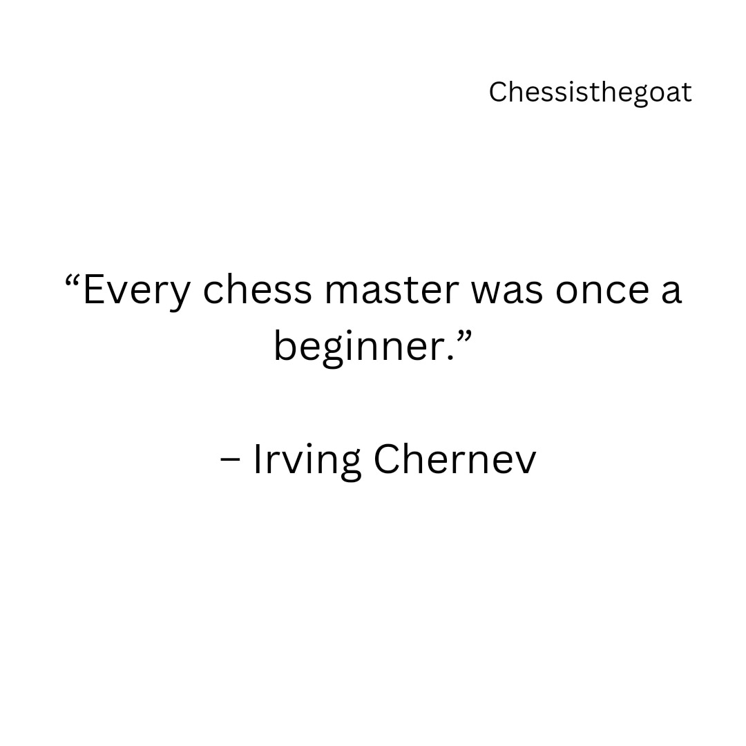 Quote Of The Day by Irving Chernev.
#chessquotes #chessisthegoat