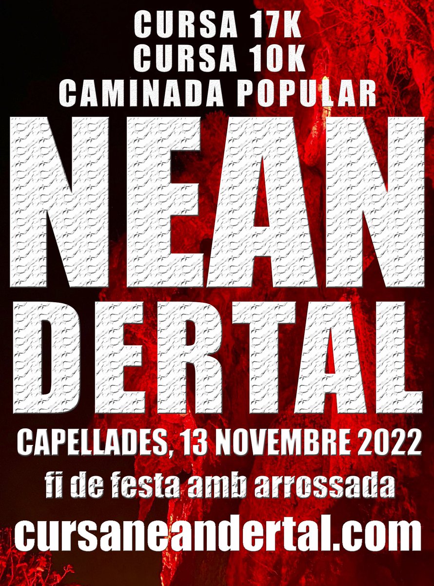 AEMdeKP's tweet photo. No us perdeu la #cursaneandertal 2022! Inscripcions a https://t.co/0m8LuolJVj i a https://t.co/Za3H4r8cdy  Tens tres modalitats per participar! https://t.co/mrFwtXEFrz