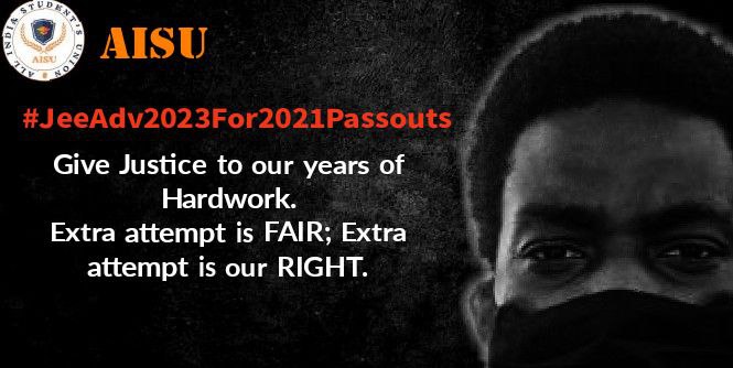 AryanGupta2468's tweet photo. We want #JEEAdv2023For2021Passouts
For 2021 passouts because there are many major factors which shows these students reasons like pandemic starting, second wave, traveling issues, protest
@IITGuwahati @Xpress_edex @ShikshaDotCom @ndtv @IndiaToday https://t.co/Vl9RQMg1Sb