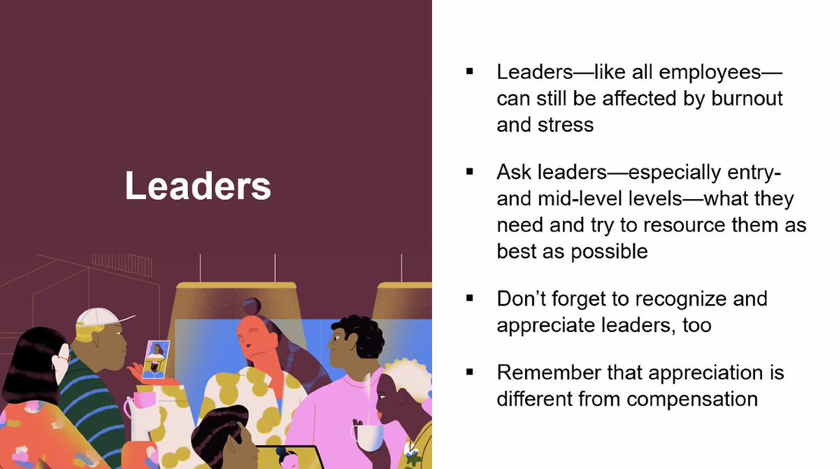 octanner's tweet photo. Leaders: burned out and not recognized
Generalists: disconnected and underappreciated
How do we fix that? Let's dive in ๐ #OCTWebinar https://t.co/z8sMzpC2Lv
