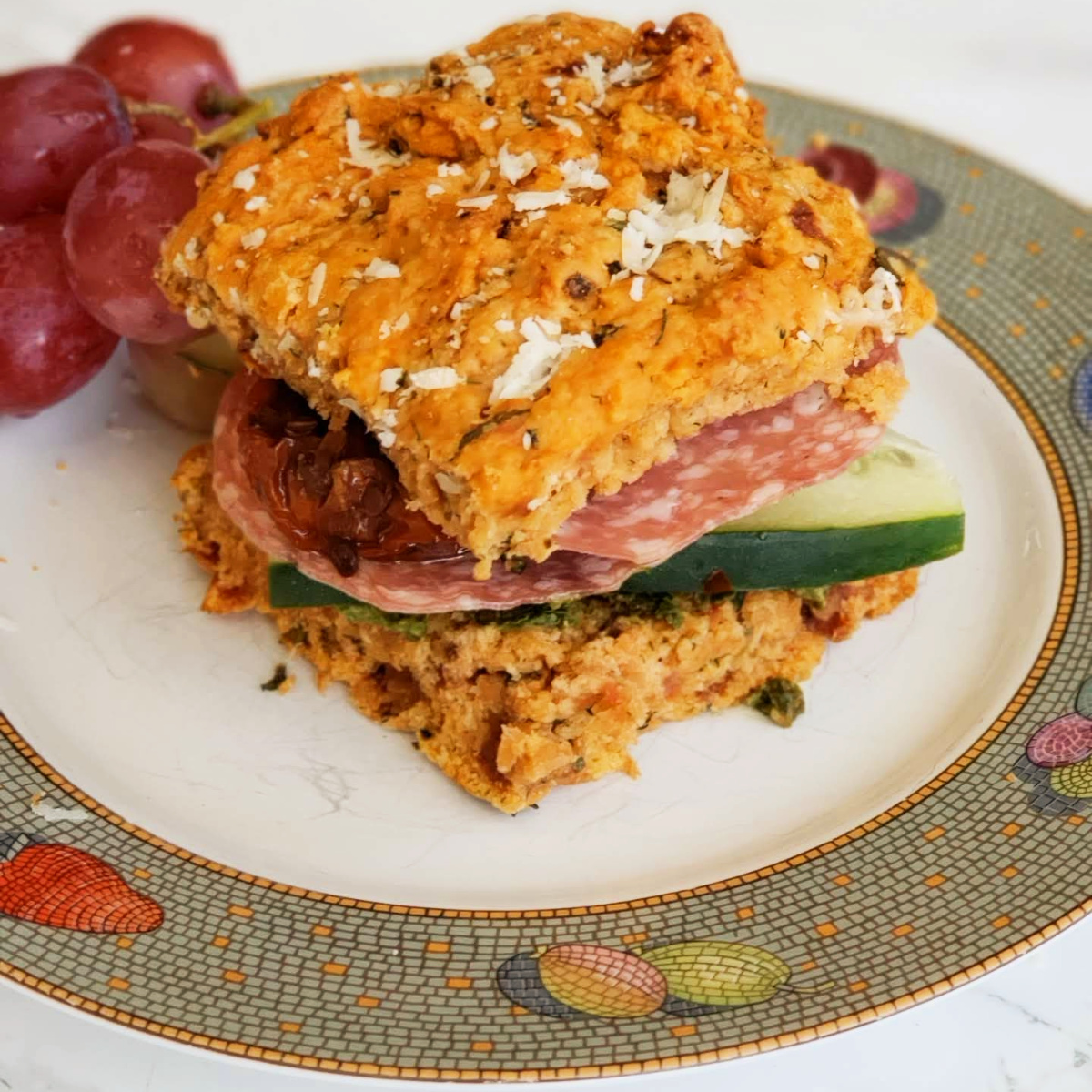 Shockinglydlish's tweet photo. Deeply savory and herby TOMATO BASIL BISCUITS are exactly what you want to go with your soup, or with your breakfast eggs, or split and stuff with salami for lunch. https://t.co/HfAvOssXqG
#nationalcookbookmonth #shockinglydelicious https://t.co/DsGfIUQmHl
