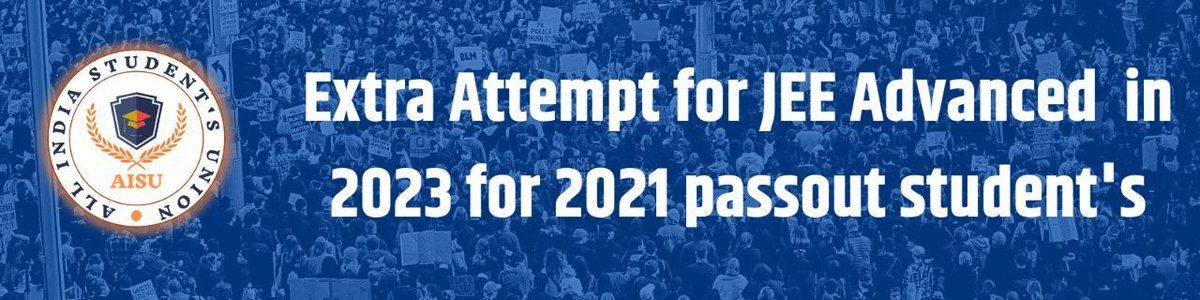 Ayushavo9's tweet photo. #JEEAdv2023For2021Passouts
PLease give a Fair attempt for 2021 passouts...so that we can get our 2 fair attempts. https://t.co/9W8OvrcWMM