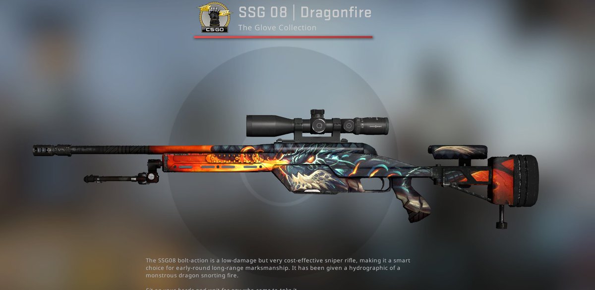 Zagmania_'s tweet photo. 🔥(11$) SSG 08 | Dragonfire GIVEAWAY 🔥

To enter: 

-Retweet
-Follow @maestroskins &amp; @Zagmania_ 
-Tag 1 friend

⏰Giveaway ends in 48 hours!
#CSGO #CSGOGiveaway https://t.co/py3loFkkr1