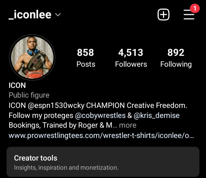 _ICONLEE's tweet photo. FORTY-FIVE HUNDRED+ FANS Instagram 4,513+
THE MOST RELEVANT FASTEST RISING UNSIGNED ✊🏾 PRO WRESTLER. & I NEED YOU
TO DOUBT FACTS #please
😈 #SignedMe https://t.co/OPVxn2D7Cm