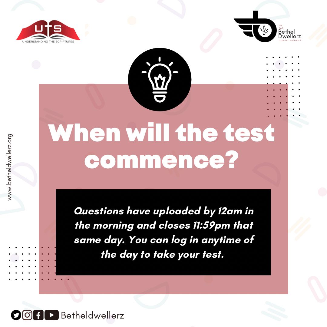 betheldwellerz's tweet photo. We know you have questions as regard the quiz so we provided answers to your many questions.
Incase your question is not included here kindly drop them in the comment section.
E fit be you ooo!!!
#tbd #betheldwellerz #uts #uts1.2 #beavoice https://t.co/GmjcguW1Sg