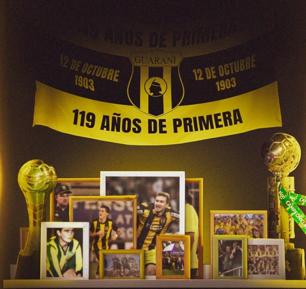 Feliz aniversario a nuestro querido club Guarani 🟡⚫️🟡⚫️