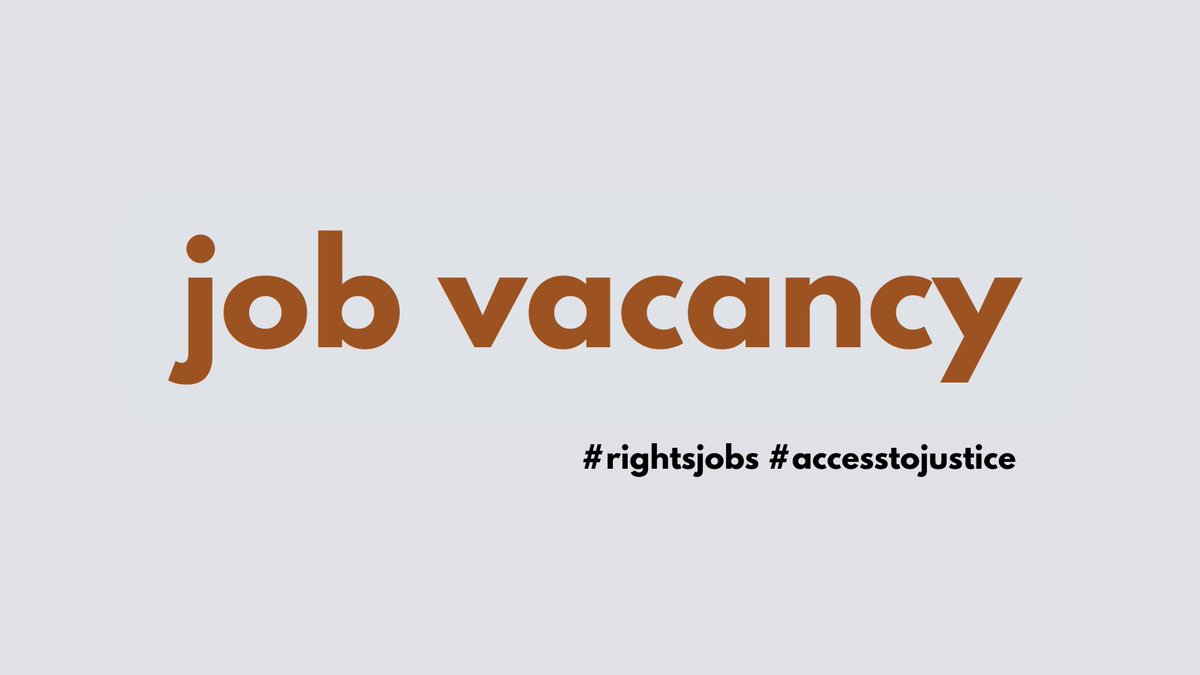 Job vacancy: @MaggiesCentres are recruiting for a Benefits Advisor (maternity cover) in West London rightsnet.org.uk/jobs/benefits-… #rightsjobs #accesstojustice