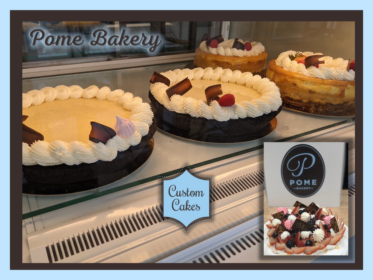 YEG_SocialDude's tweet photo. #PomeBakery
#Edmonton #yeg
https://t.co/1IxYfgrbE1
780-752-7663
Pome is the #Bakery for Tasty High-Quality🔽
#Bread
#Buns
#Cookies
#Croissants
#Danishes
#Scones
#Tarts
#CustomDesserts🧁
#yegbakery#edmontonbakery#CustomCake#yegtreats#yegfoodie#yegfoodguide#yegeats https://t.co/3JtXfuvWeq