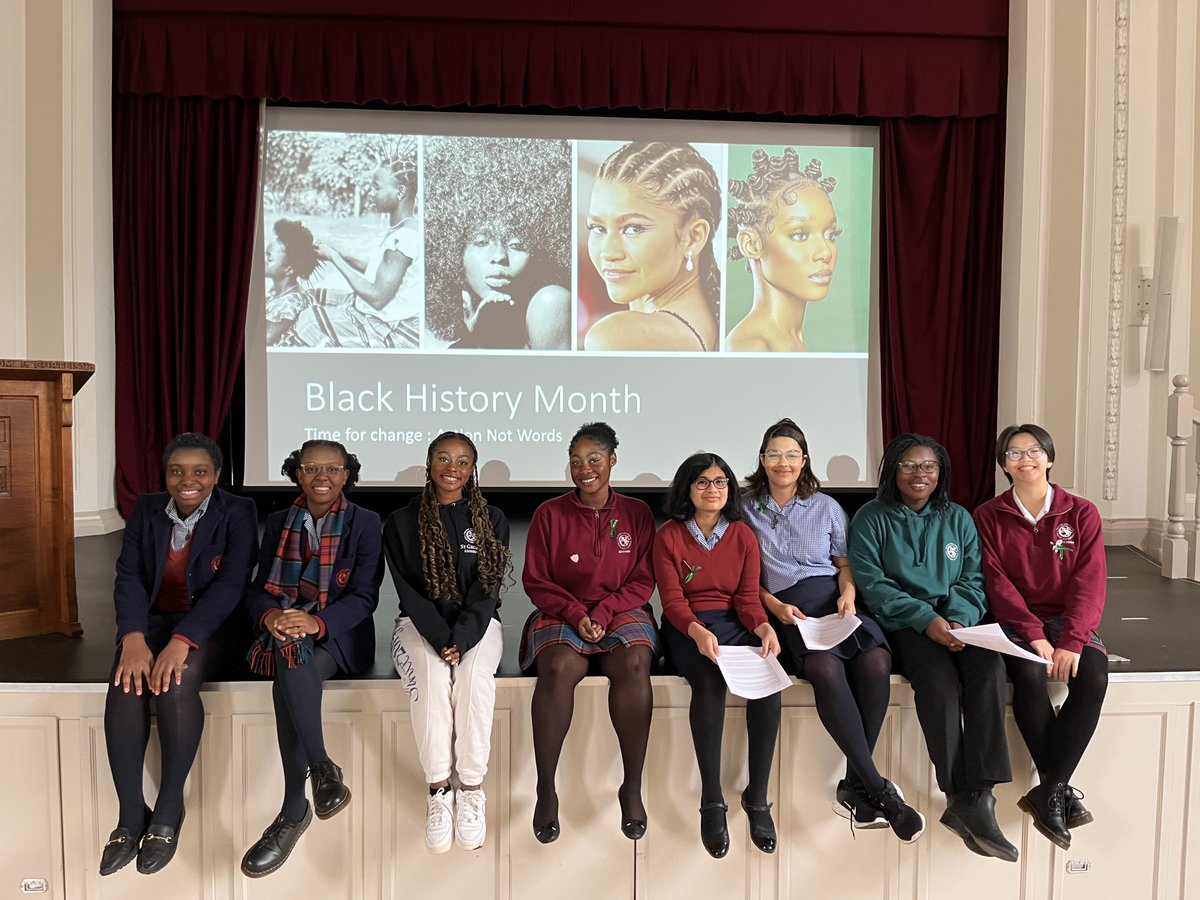 stgeinternat's tweet photo. @stgeorgesedin BAME society led an inspirational assembly on #BlackHistoryMonth encouraging our community to celebrate black history all year round. It's all about unity, coming together and striving for change. #BHM2022 #yesmindset #teamstgs https://t.co/wYeLTaE6dM