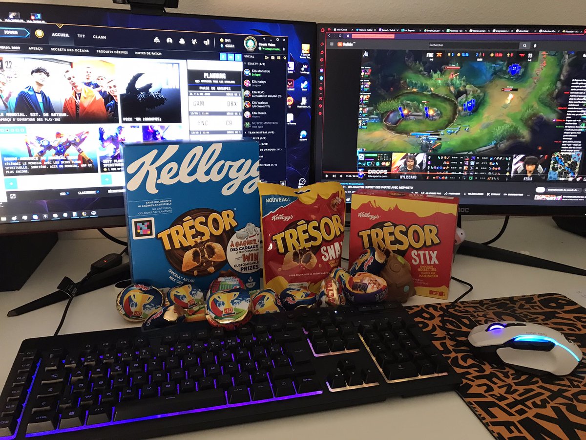 AMZ Valzu (@amz_valzu) on Twitter photo Merci beaucoup <a href="/TresorKelloggs/">Trésor de Kellogg's</a> pour les cadeaux !!
Avec un boost comme ça on ne peut que gagner
#EXAWIN Merci beaucoup <a href="/TresorKelloggs/">Trésor de Kellogg's</a> pour les cadeaux !!
Avec un boost comme ça on ne peut que gagner
#EXAWIN