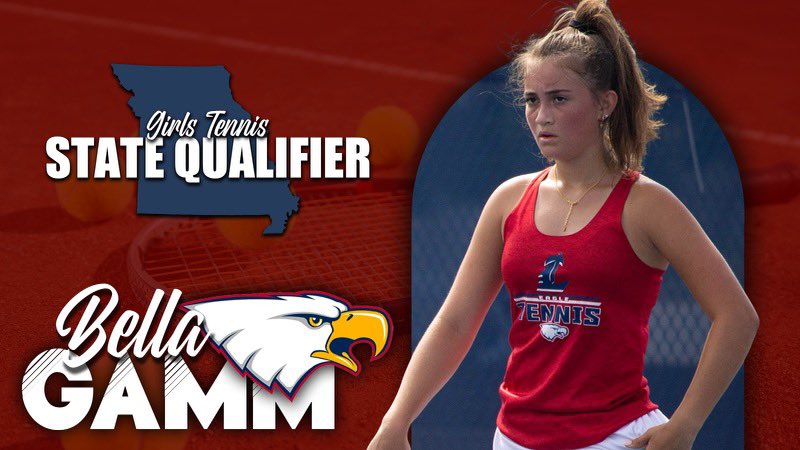 Want to wish Bella good luck as she travels to Springfield, MO today representing Liberty in the State Tournament. Tournament begins tomorrow as she plays and tries to place to bring home a medal. #LetsGoBellaStates22 #LetsGoLibsTennis <a href="/MrHamai/">Noah Hamai</a> <a href="/EaglesLibertyAD/">LHS Activities</a> <a href="/WSDLibertyHS/">WSD Liberty HS</a>